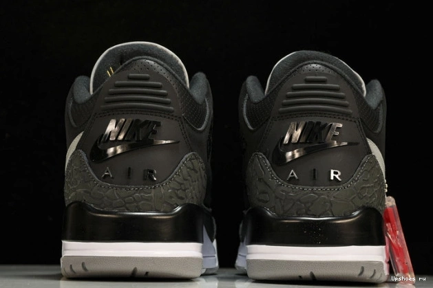 Retro  Jordan Black 3 Cement Gold CK4348-007 Tinker 1101